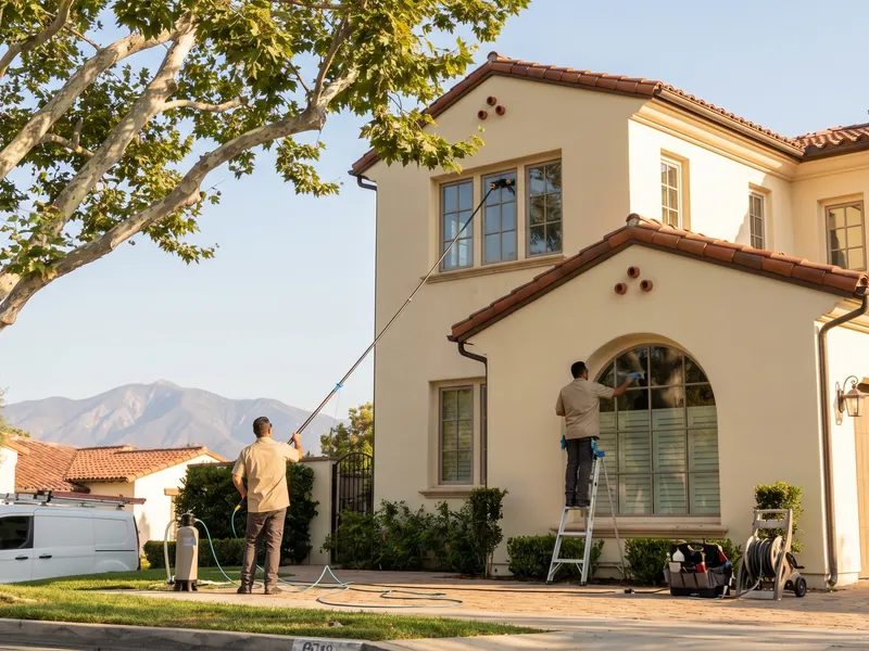 Alan's Cleaning team at work in Orange County